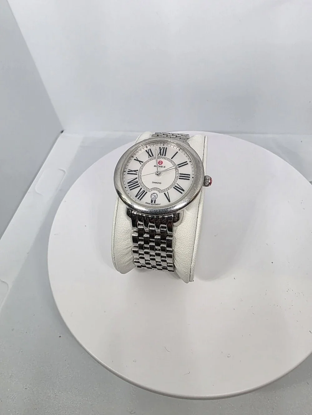 Michele Serein Diamond Collection, 29mm Watch with 46 Diamonds.